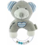 BABY MIX plyšové chrastítko medvěd růžový – Zboží Mobilmania