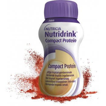 NUTRIDRINK COMPACT PROTEIN S PŘÍCHUTÍ HŘEJIVÉHO ZÁZVORU POR SOL 4X125ML