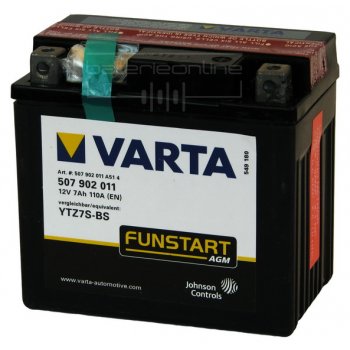 Varta YTZ7S-4/YTZ7S-BS, 507902