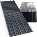 Gardebruk Trapézový plech Aron 109586 129 x 46 cm antracit 12 ks – Zboží Mobilmania