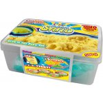 CRAZE Světélkující kinetický písek Magic Sand 500g + 3 formičky BÍLÁ – Sleviste.cz