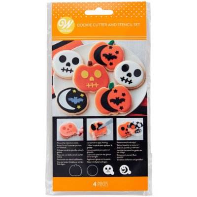 Vykrajovátka - Halloweeen & Stencil 2 + 2 ks WILTON – Hledejceny.cz