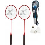 Teddies Sada badminton pálky 2ks + míček 2ks 65cm kov/plast 2 barvy v pouzdře – Zboží Živě