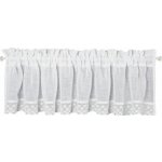 HOTOVÁ ZÁCLONA FOX 150X30 CM BÍLA – Zboží Mobilmania