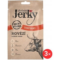 Jihočeské Jerky Hovězí teriyaki 3 x 20 g