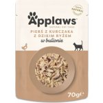 Applaws Chicken breast with Wild Rice in broth 70 g – Hledejceny.cz