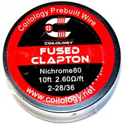 Coilology odporový drát Fused Clapton NI80 2x28/36 3m