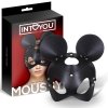 SM, BDSM, fetiš InToYou Moussy Mouse Mask Adjustable Black