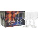 Crystalex Sklenice Claudia na víno 230ml 6ks – Zboží Mobilmania