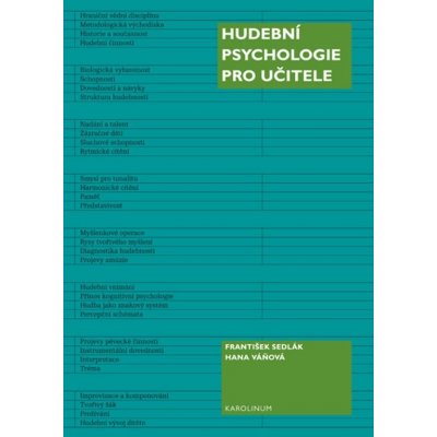 Hudební psychologie pro učitele – Zboží Mobilmania