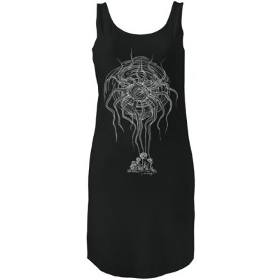 Tričko s potiskem Slunce dámské Černá – Zboží Dáma