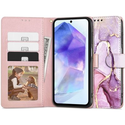 TECH-PROTECT WALLET SAMSUNG GALAXY A55 5G MARBLE – Zboží Mobilmania