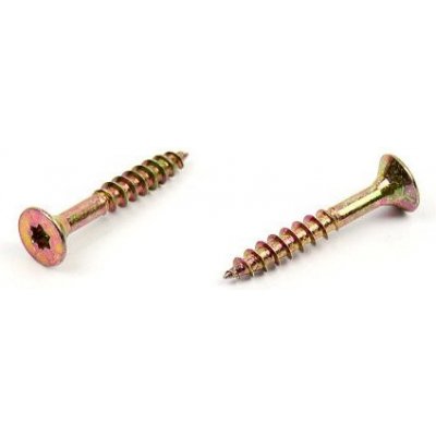 Univerzální vrut do dřeva 4,5x45/30 TORX zinek žlutý – Hledejceny.cz