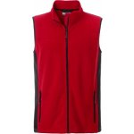 Daiber JN 856 pánská fleecová vesta red/black
