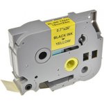 Brother, TZE-641, černý tisk/žlutý podklad, 8m, 18mm – Hledejceny.cz