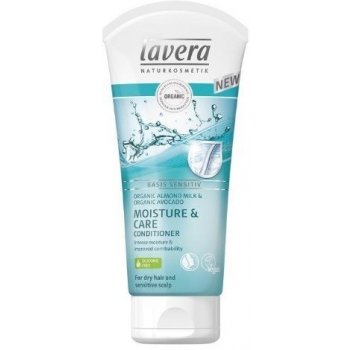 Lavera basis Moisture and Care Conditioner jemný kondicionér s Bio mandlovým mékem 200 ml