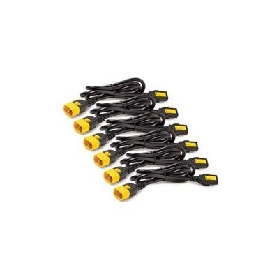 APC AP8704S-WW Power Cord Kit, ( 6ea) ,Locking, 10A, 100-230V, C13 to C14 1,2m – Sleviste.cz
