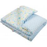 NEW BABY deka z Minky s výplní modrá – Zboží Mobilmania