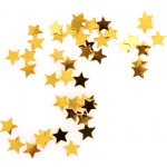 Konfety lesklé HVĚZDY zlaté 15g – Zboží Mobilmania