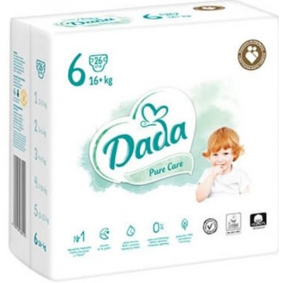 Dada Pure Care 6 Extra Large 16+kg 26 ks – Zbozi.Blesk.cz