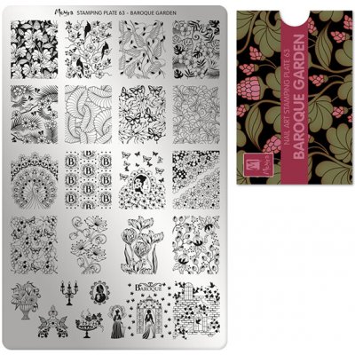 Moyra Stamping Deska na razítka č.63 Baroque – Zboží Mobilmania