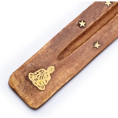Yogi & Yogini Naturals Dřevěný podstavec na vonné tyčinky Buddha – Hledejceny.cz