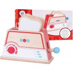 Bigjigs dřevěný toaster s puntíky – Zboží Dáma