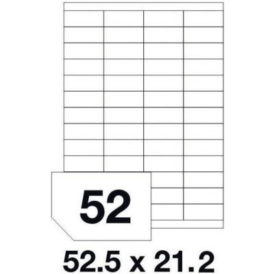 Labels office A4 52,5 x 21,2 mm 0302AN 56 etiket – Hledejceny.cz