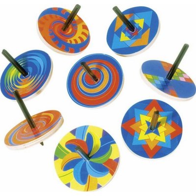 Goki Dřevěná káča III barevná – Sleviste.cz