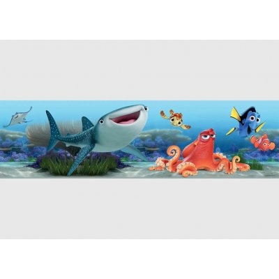 AG Design WBD-8084 Dětská samolepící bordura Disney Hledá se Nemo, rozměry 5 m x 9.7 cm – Zboží Dáma