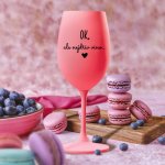 Ahome sklenice na víno OK nejdřív víno 450 ml – Zboží Mobilmania
