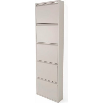 Spinder Design Billy šedý/hnědý 50 x 169 x 15 cm – Zboží Mobilmania