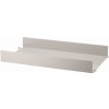 Regál a polička String Police String Metal Shelf High Edge 58 x 30, beige