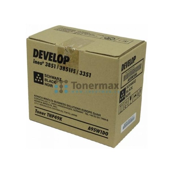 Toner Develop TNP49K, TNP-49K, A95W1D0 - originální