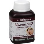 MedPharma Vitamin A + D 5000 I.U./400 I.U. 107 tablet – Hledejceny.cz
