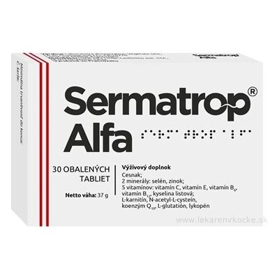 Sermatrop Alfa obalené 30 tablety – Hledejceny.cz
