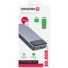 Powerbanka Swissten 22013917 30000 mAh šedá