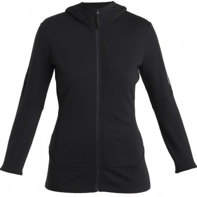 Icebreaker Wmns Merino 260 Quantum IV LS Zip Hoodie Black – Zboží Mobilmania