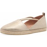 Tamaris 1-24620-44-179 Dámské espadrilky champagne – Zboží Dáma