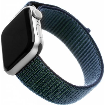 FIXED Nylon Strap na Apple Watch 38/40/41 mm temně modrý FIXNST-434-DBL – Zboží Mobilmania