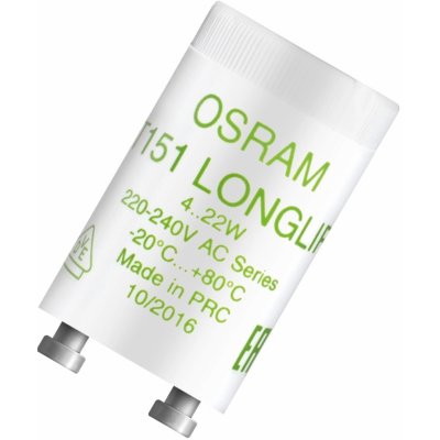 Osram Startér pro sériové zapojení 151 Longlife, 22 W, 230 V, 2 ks – Hledejceny.cz