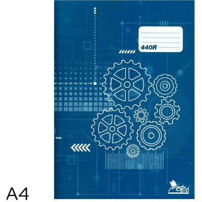 Notes Sešit A4 440R čistý s rámečkem po obvodu listu – Zboží Mobilmania