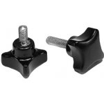 Hvězdice plastová s vnějším závitem Série KRG1A KRG1A 25 M5x10 – Hledejceny.cz