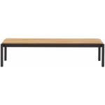 Kave Home Sorells 149,2 x 63 cm s šedou podnoží zahradní konferenční stolek Dřevěný – Hledejceny.cz