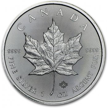 Stříbrná mince Maple Leaf 5 CAD Canada 1 oz
