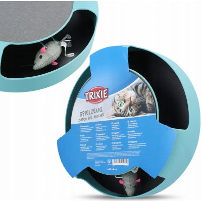 Trixie myš v kruhu se škrabacím kobercem 25 cm – Zboží Dáma