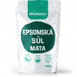 Allnature Epsomská sůl Máta 1000 g – Sleviste.cz