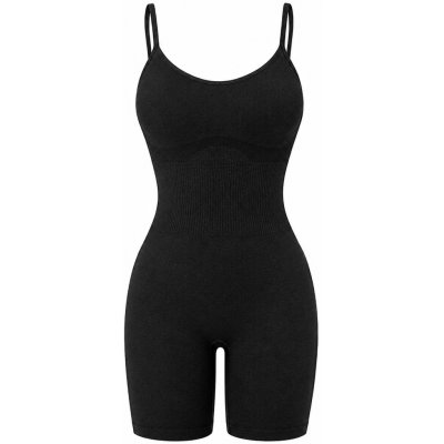 Verk 14674 dámský fitness overal s push-up efektem černý – Zbozi.Blesk.cz