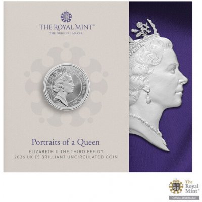The Royal Mint Limited Pamětní mince Třetí portrét královny Alžběty II. UK 2026 28,28 g – Sleviste.cz