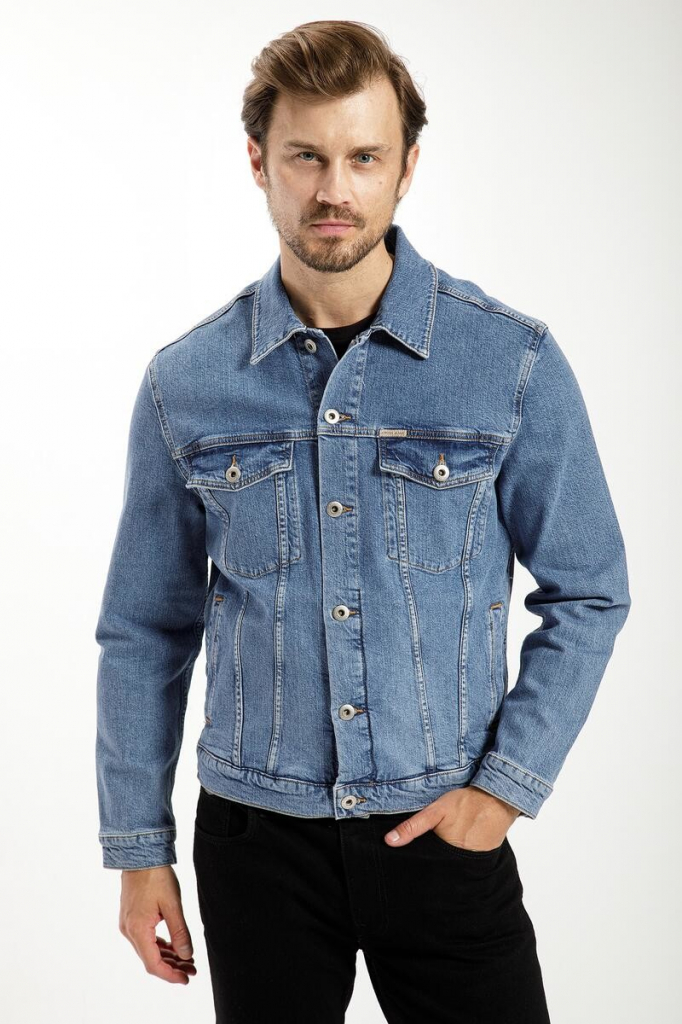 Cross Jeans Denim Jacket A 320-008 Light Blue